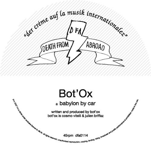 Bot'ox - Babylon By Car { vinyl }