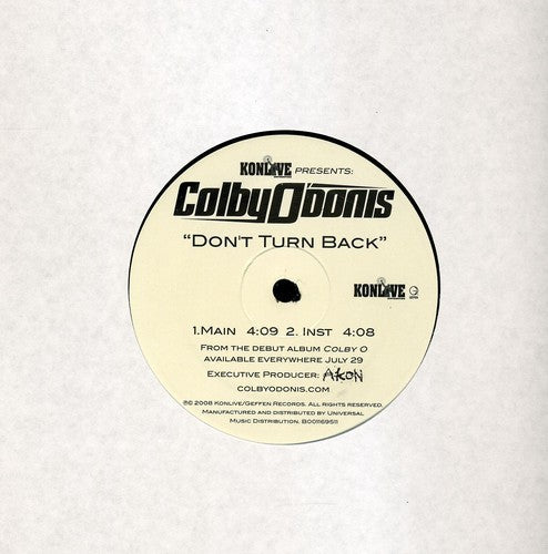 Colby O'Donis - Don't Turn Back { vinyl }