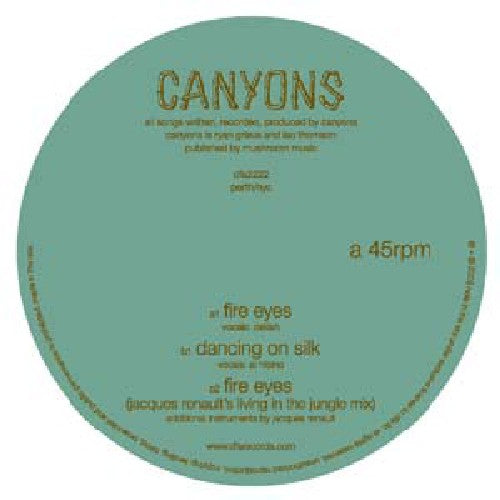 Canyons - Fire Eyes { vinyl }