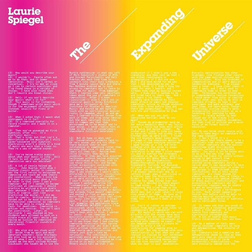 Laurie Spiegel - The Expanding Universe { vinyl }