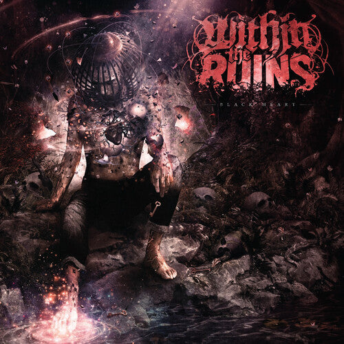 Within the Ruins - Black Heart (Opaque Apple Red & Opaque Silver) { vinyl }