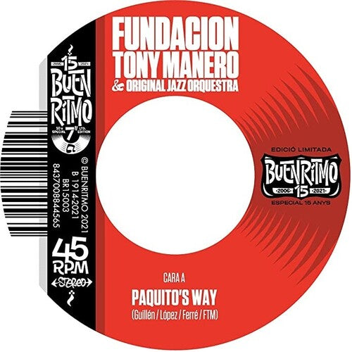 Fundacion Tony Manero & Original Jazz Orquestra - Paquito's Way { vinyl }