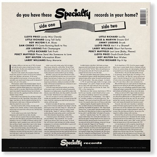 Various Artists - Rip It Up: The Best Of Specialty Records (Various Artists) { vinyl }