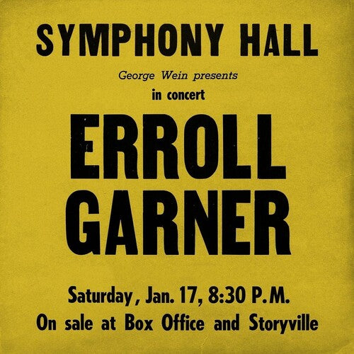 Erroll Garner - Symphony Hall Concert { vinyl }