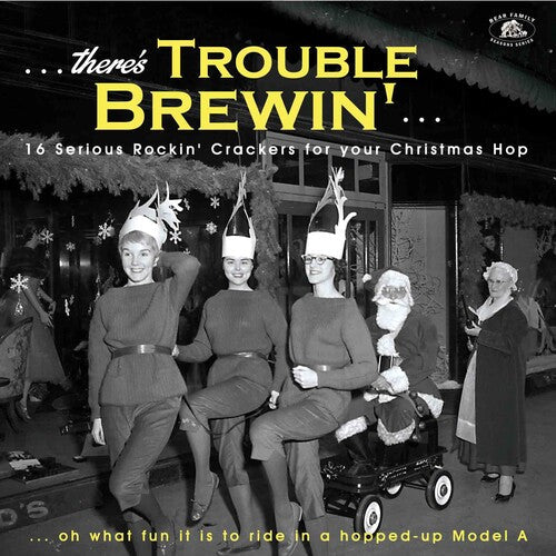 Various Artists - There's Trouble Brewin': 16 Serious Rocki' Crackers For Your Christmas Hop { vinyl }