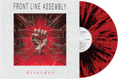 Front Line Assembly - Disorder (red & Black Splatter) { vinyl }