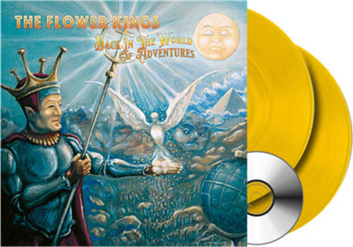 The Flower Kings - Back In The World Of Adventures - Transparent Sun Yellow Vinyl + CD & LP Booklet { vinyl }
