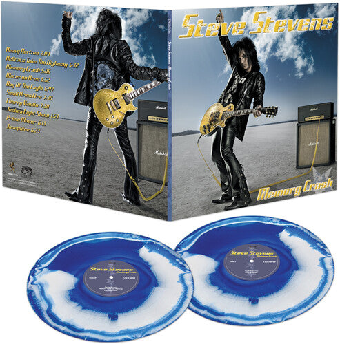 Steve Stevens - Memory Crash - Blue/white Haze { vinyl }