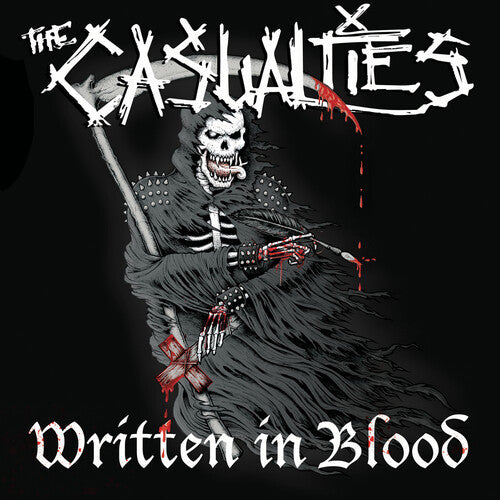 The Casualties - Written In Blood - White { vinyl }