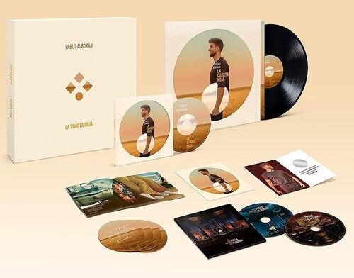 Pablo Alborán - La Cuarta Hoja - La Cuarta Hoja' + Vinilo La Cuarta Hoja + 2CD Directo Gira De Teatros 2022 + Postcard + 4 Postcards + Christmas Scratch & Win Cards { vinyl }