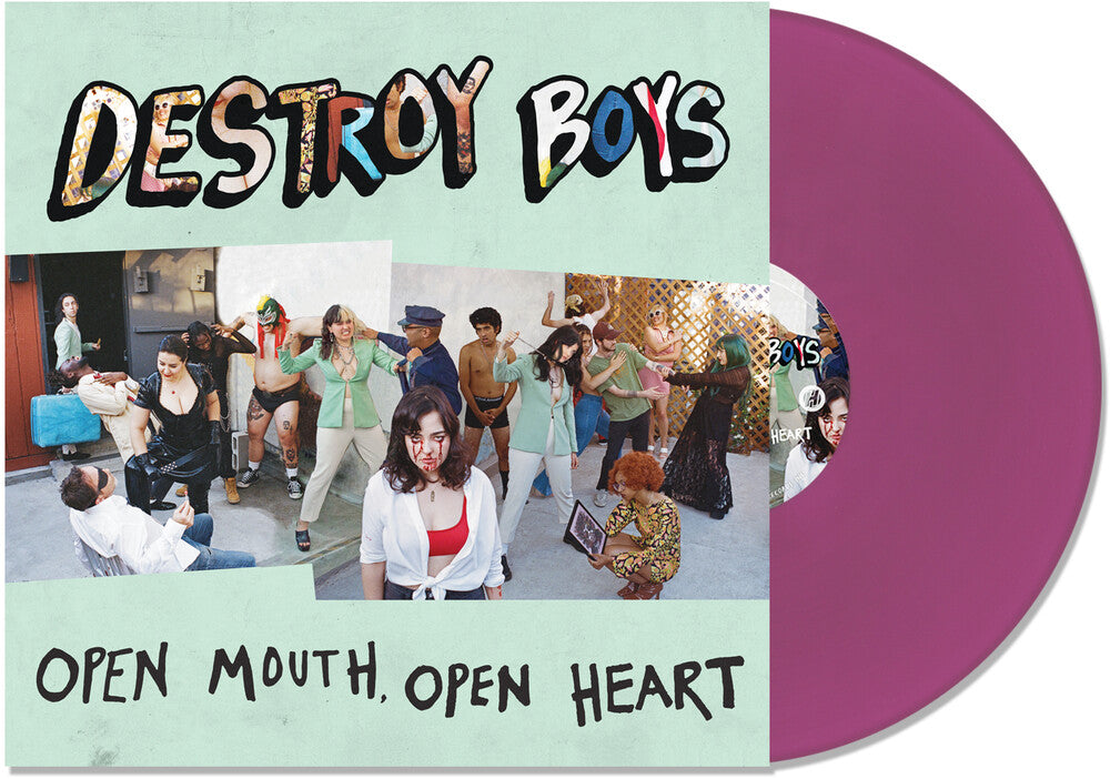 Destroy Boys - Open Mouth Open Heart - Purple (Colored Vinyl) (Purp)