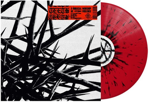 Teeth - A Biblical Worship of Violence - Red & Black Splatter { vinyl }