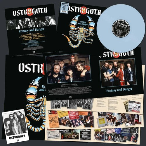 Ostrogoth - Ecstasy and Danger - Blue { vinyl }