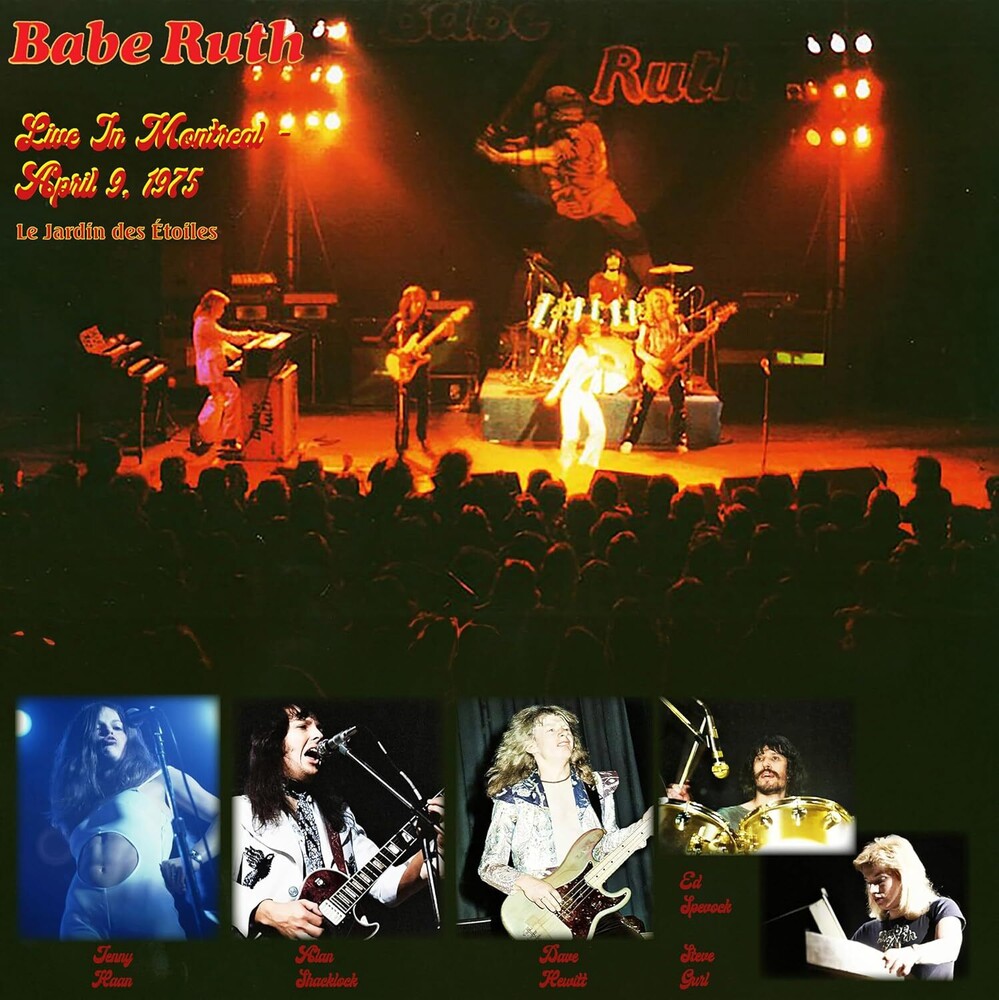 Babe Ruth - Live In Montreal April 9 1975 (Colored Vinyl) (Red) (Uk)