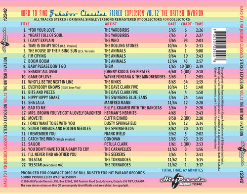 Various Artists - Hard to Find Jukebox Classics: Stereo Explosion Volume 12 - The British Invasion { vinyl }