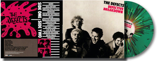 The Defects - Defective Breakdown - Splatter Green Vinyl