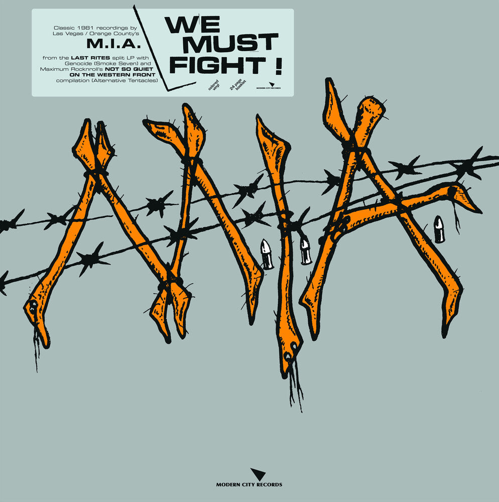 M.I.A. - We Must Fight - Hand-Screened Cover Version (Colored Vinyl)
