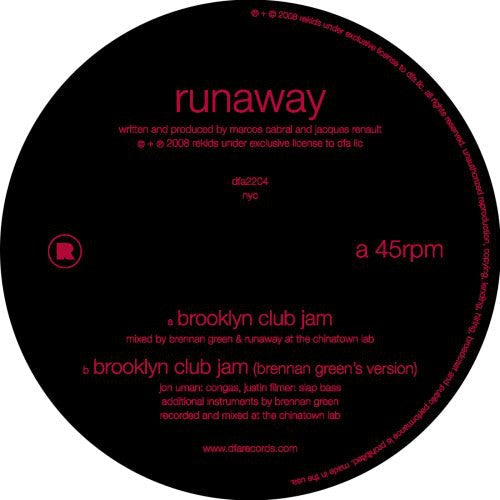 Runaway - Brooklyn Club Jam { vinyl }