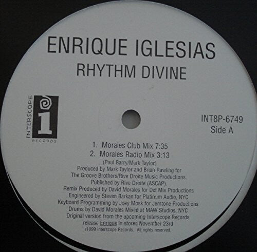 Enrique Iglesias - Rhythm Divine { vinyl }