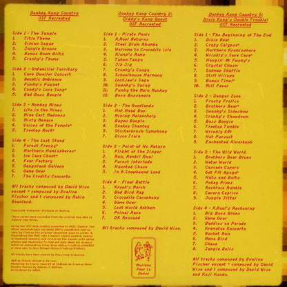 Donkey Kong Country 1, 2 & 3 OST Recreated { vinyl }