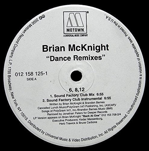 Brian McKnight - 6 8 12 Inches { vinyl }