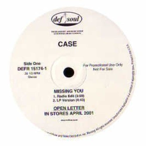 Case - Missing You { vinyl }