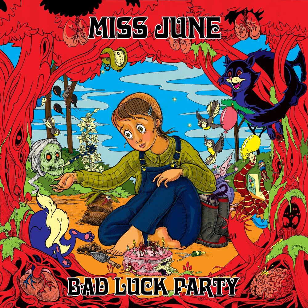 Miss June - Bad Luck Party (Indie Exclusive Limited Edition Blue LP)