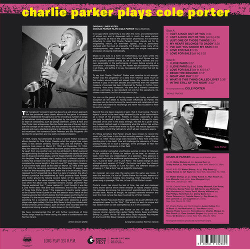 Charlie Parker - Plays Cole Porter [Yellow Colored Vinyl] { vinyl }