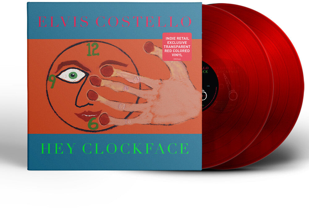 Elvis Costello - Hey Clockface (Indie Exclusive Limited Edition Transparent Red 2LP)