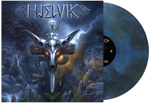Hjelvik - Welcome to Hel (Dark Blue Swirl) { vinyl }