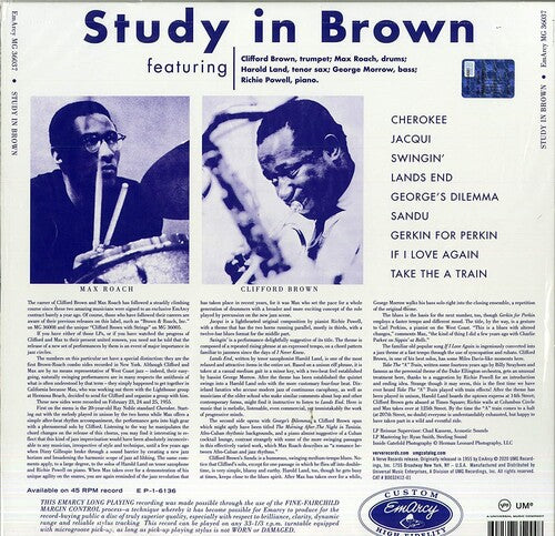 Clifford Brown - A Study In Brown { vinyl }