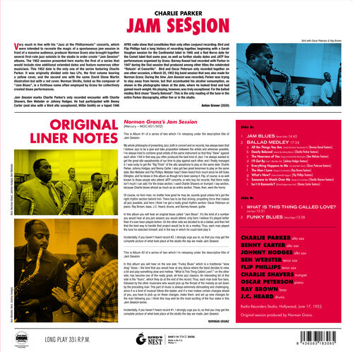 Charlie Parker - Jam Session [180-Gram Blue ] { vinyl }