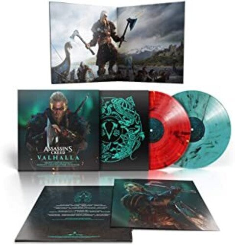 Jesper Kyd - Assassins Creed Valhalla: Jesper Kyd Sarah Schackner And Einar Selvik [2LP Red & Blue] { vinyl }