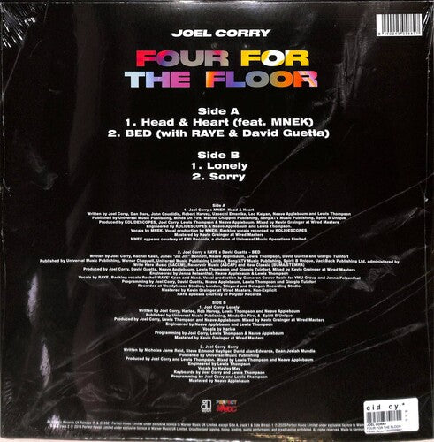 Joel Corry - Four For The Floor { vinyl }