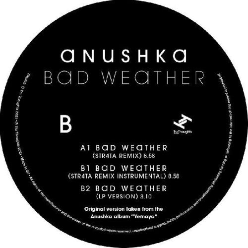 Anushka - Bad Weather / Str4ta Remix { vinyl }