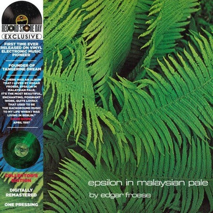 Edgar Froese - Epsilon In Malaysian Pale [Milky Clear & Green] { vinyl }