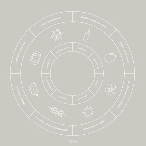 Lightning in a Twilight Hour - Circling of the Seasons (White) { vinyl }