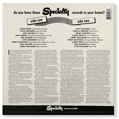 Various Artists - Rip It Up: The Best Of Specialty Records (Various Artists) { vinyl }