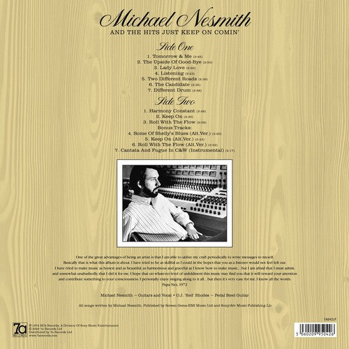 Michael Nesmith - And The Hits Just Keep On Comin' : 50th Anniversary (Honey Beige 180gm Vinyl)