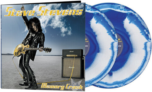 Steve Stevens - Memory Crash - Blue/white Haze { vinyl }