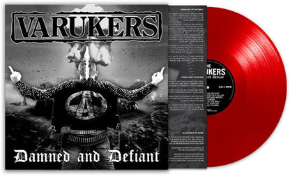 Varukers - Damned & Defiant - Red { vinyl }