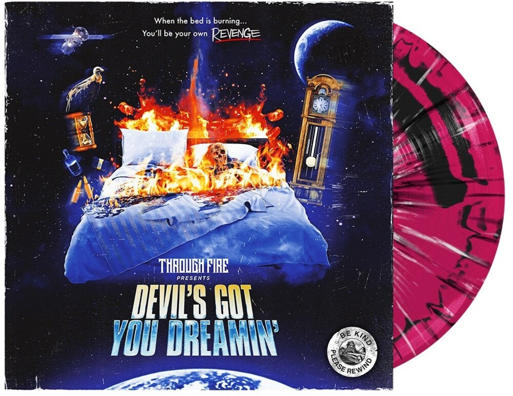 Through Fire - Devil's Got You Dreamin' (Indie Exclusive Limited Edition Neon Magenta/Black & White Splatter LP)