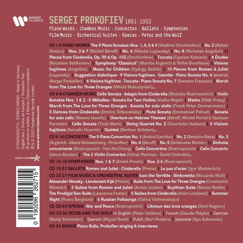 Prokofiev Edition - Prokofiev Edition (Box Set) { vinyl }