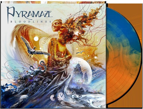 Pyramaze - Bloodlines [Orange & Blue Marble] { vinyl }