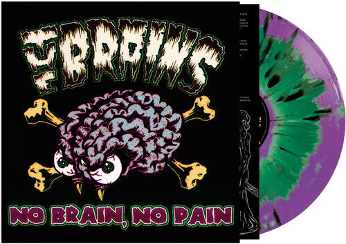 The Brains - No Brain No Pain - Green/purple Haze Splatter { vinyl }