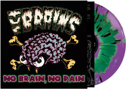 The Brains - No Brain No Pain - Green/purple Haze Splatter { vinyl }