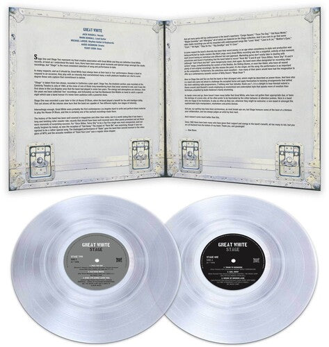 Great White - Stage [2LP Clear] { vinyl }