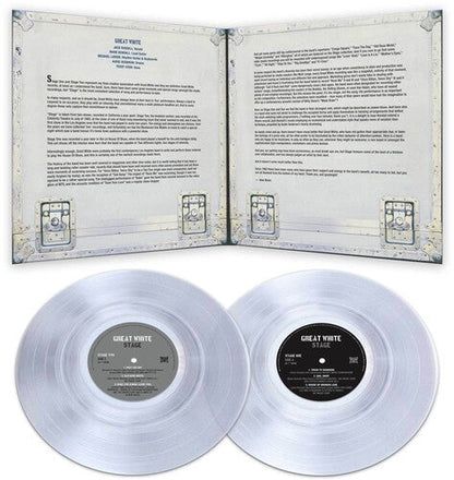 Great White - Stage [2LP Clear] { vinyl }