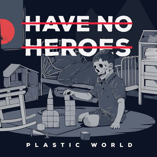 Have No Heroes - Plastic World - Red W/Black Splatter (Blk) (Colored Vinyl)