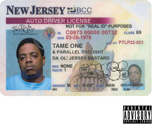 Tame One & Parallel Thought - Da Ol' Jersey Bastard (the Definitive Version) { vinyl }